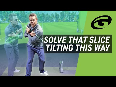 Tilt to Stop the Driver Slice | Golf Swing 🏌🏽‍♂