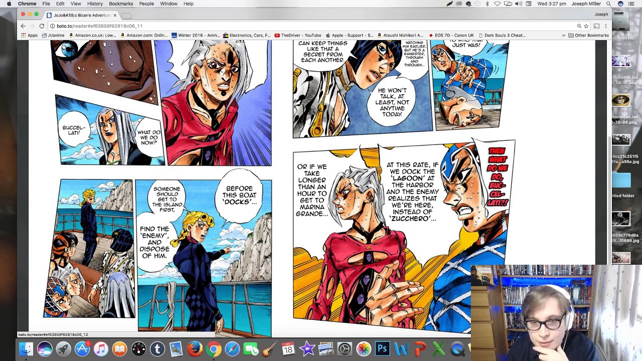 Jojo S Bizarre Adventure Part 5 Vento Aureo ジョジョの奇妙な冒険 黄金の風 Chapters 23 28 Live Reaction Youtube