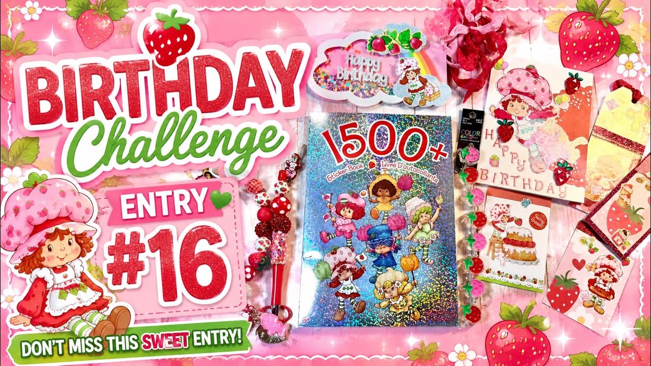 🍓 WOW! Birthday Challenge Entry #16 | So Many Strawberry