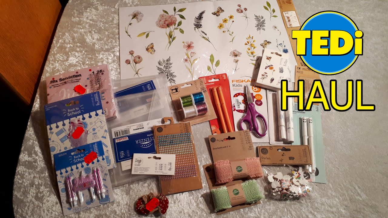 Tedi Haul/Woolworth Haul/Tolle Wandsticker zum verbasteln