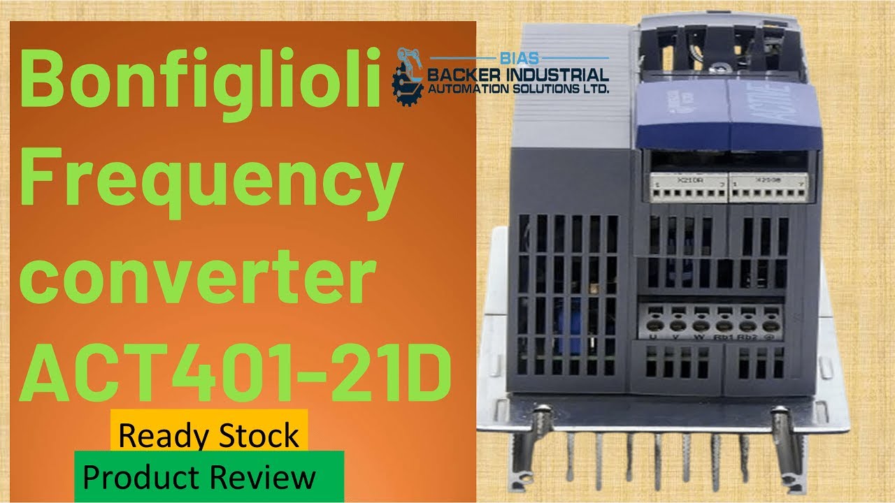 Bonfiglioli Vectron AC Drive Model:ACT 401-21D | Vectron VFD Supplier | Product Review 