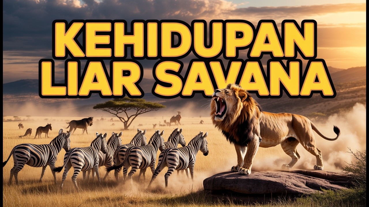 Rahasia Kehidupan Liar Savana Afrika | Singa, Gajah, dan Predator Mematikan