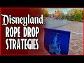 Disneyland ROPE DROP Strategies! WHAT TO RIDE FIRST!