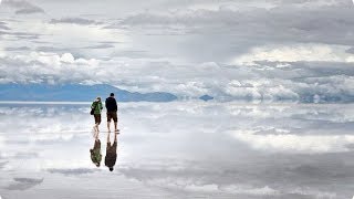 Salt lake Uyuni in Bolivia