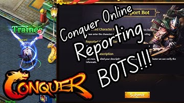 Stop Botters in Conquer Online [Easiest Reporting Method]