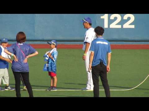 スカスタに行ってみた！／試合後　子供たちに人気の進藤と柴田＆ファンとの大縄跳びも！　うそにゃん　2017.07.08
