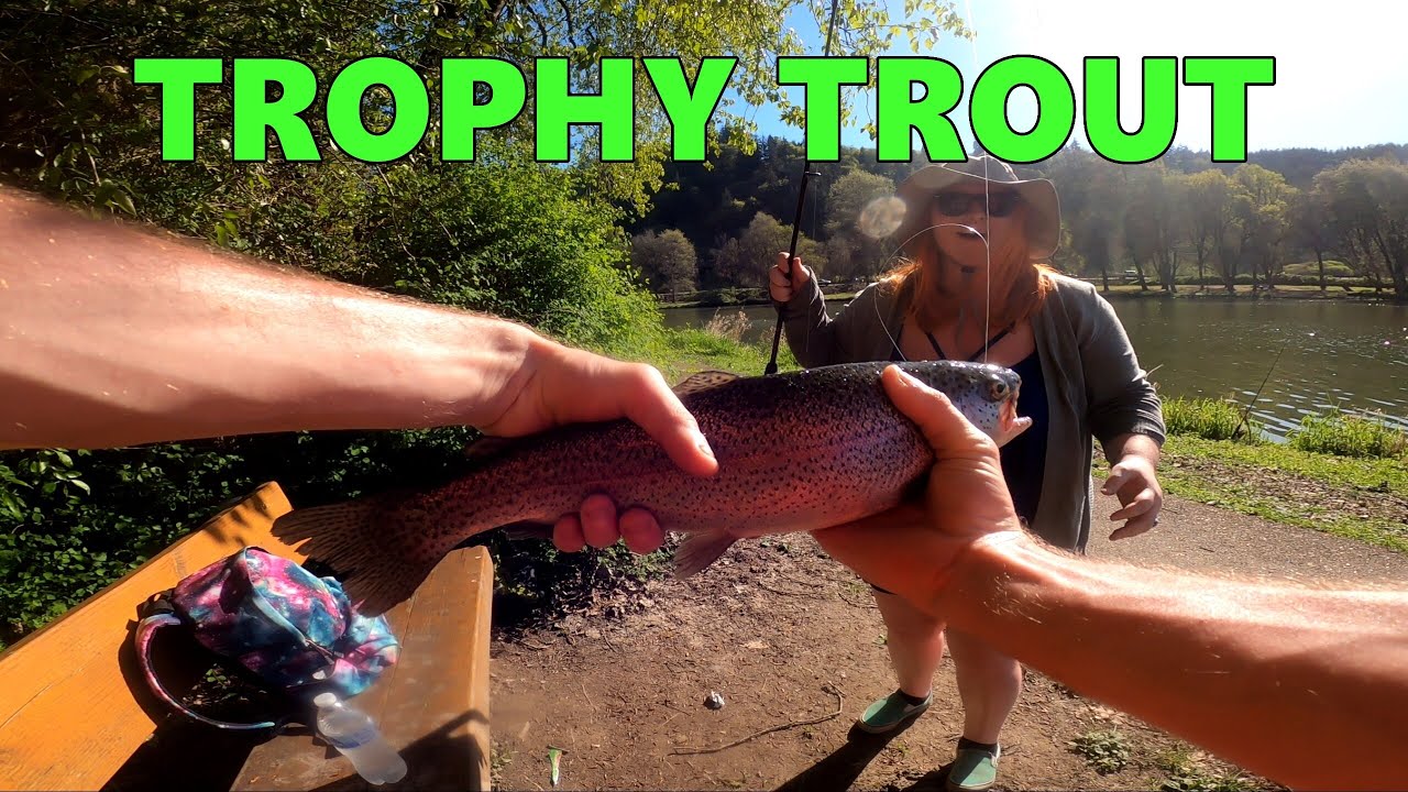 Caught a Monster Trophy Trout! Trojan Lake Oregon Fishing