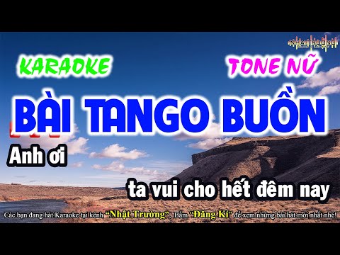 Karaoke Bài Tango