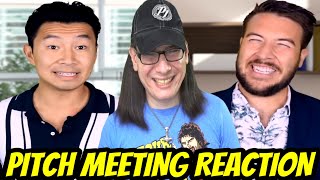Pitch Meeting Gets An Upgrade! (feat. Simu Liu) REACTION