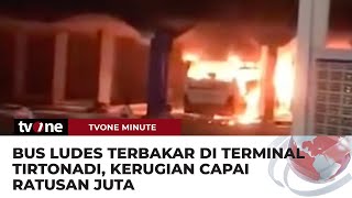 Bus AKDP Terbakar di Terminal, Tak Ada Korban Jiwa | tvOne Minute