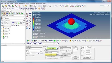 LS-DYNA - Ball Impact Analysis Setup using HyperMesh