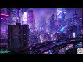 AI Art – Cyberpunk 2077 Style Night City Flyover