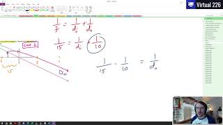 AP Physics 2 Optics - Thin Lenses Example Problem 2 Vid11