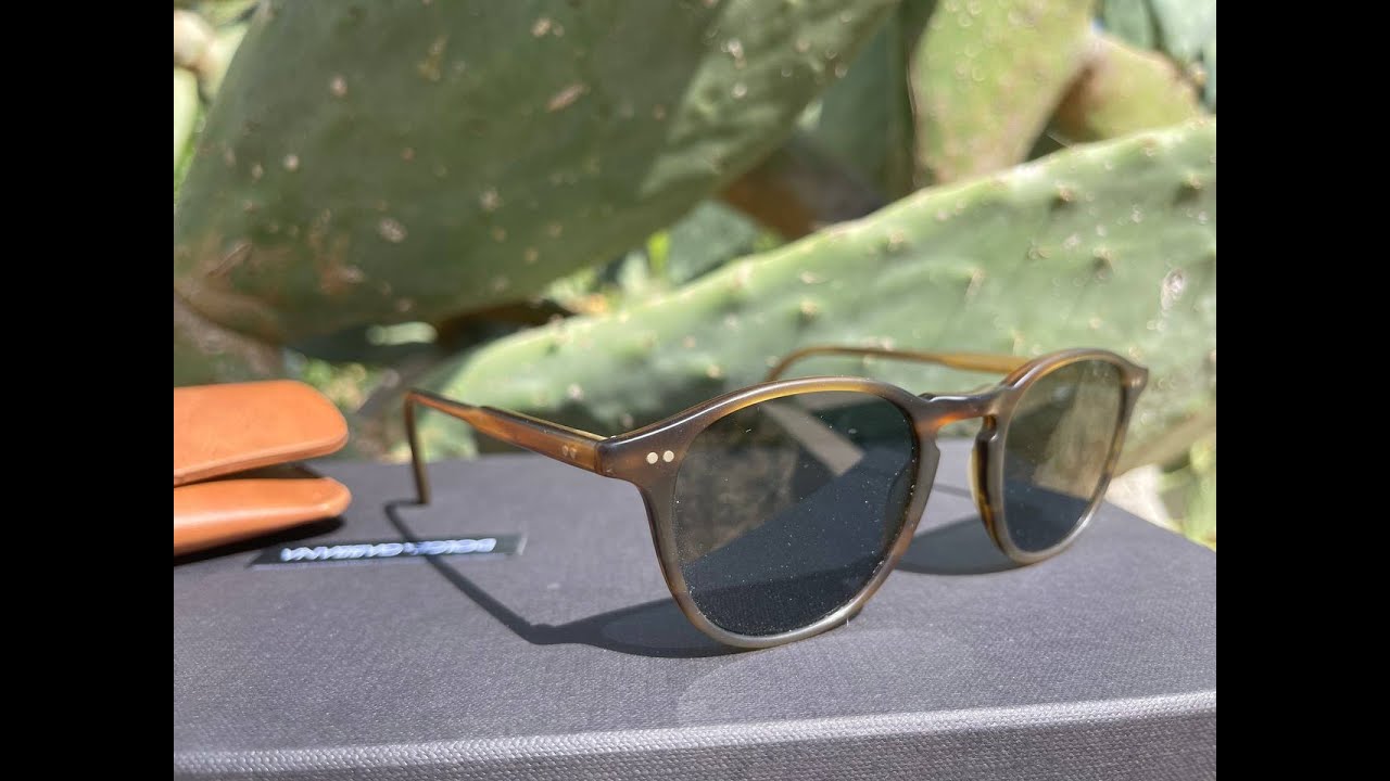 unboxing Garrett Leight hampton sunglasses