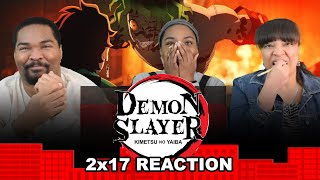 Demon Slayer 2x17 Never Give Up - GROUP REACTION!!!