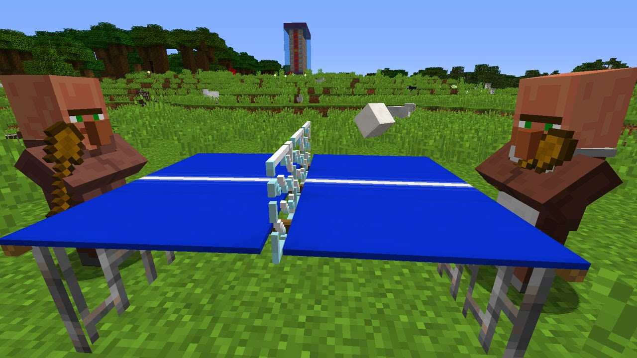 Tischtennis / Pingpong! Minecraft Creation YouTube