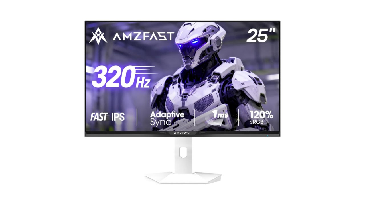 Review: Amzfast 25” 320Hz Fast IPS Gaming Monitor FHD 1ms White