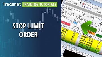 Tradenet training tutorials for the TEFS platform - Stop Limit Order