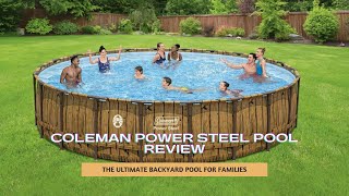 Coleman Power Steel Pool Review The Ultimate Backyard Pool For Families