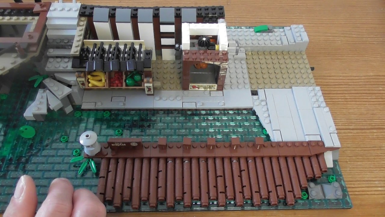 Building Lego Ninjago City Docks SET 70657 PART 5 - YouTube