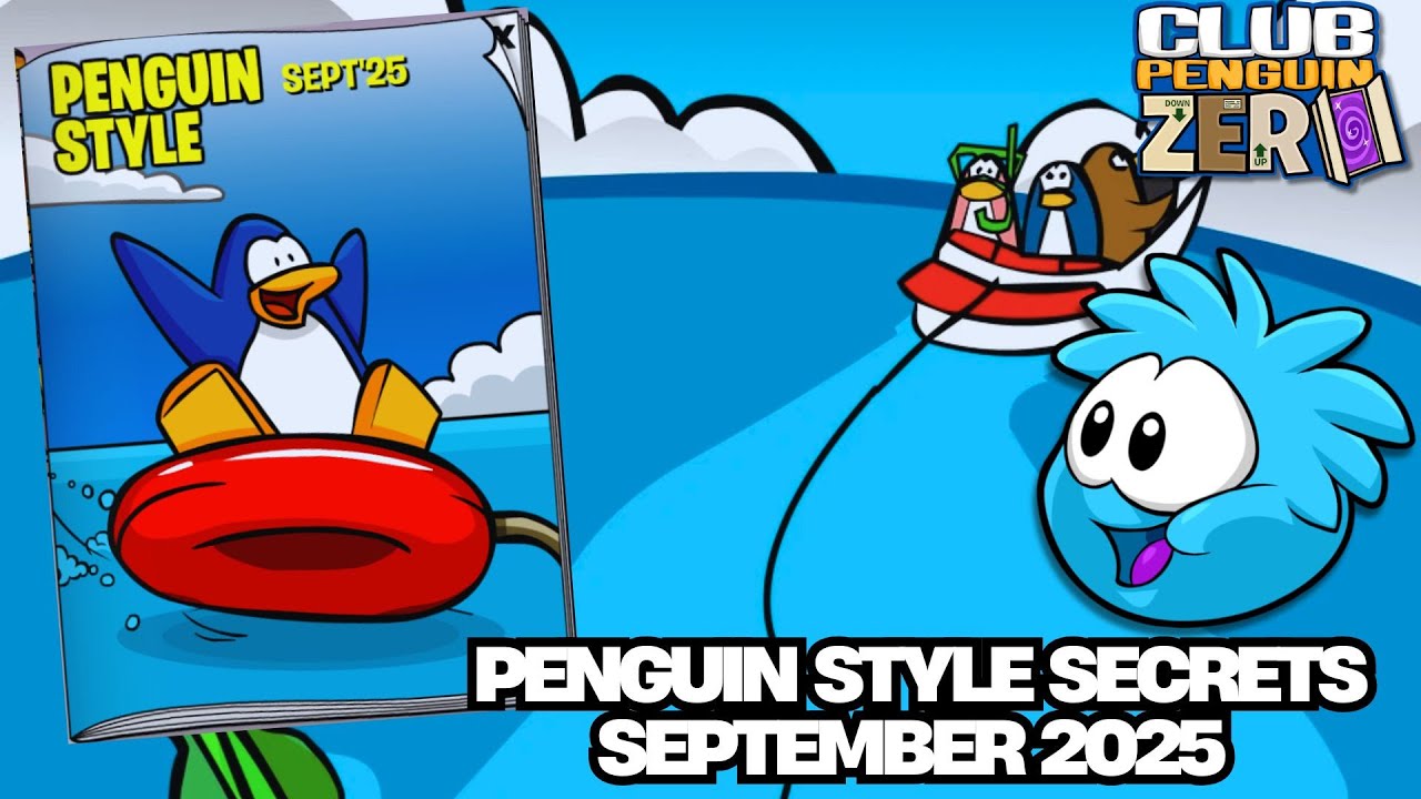 SEPTEMBER 2025 PENGUIN STYLE SECRETS 🏖️💦 | CLUB PENGUIN ZERO
