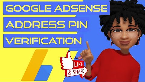 How to verify Google AdSense Address with PIN 2020