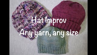 How to Knit a Hat Without a Pattern \/\/ Technique Tuesday