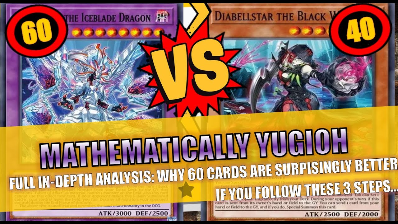 how much carbs in a yugioh deck 60 Card Deck Ratios That Mathematically Win More Games