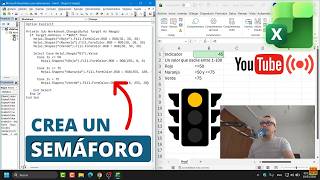 Crea un SEMÁFORO con VBA en Excel para Indicadores