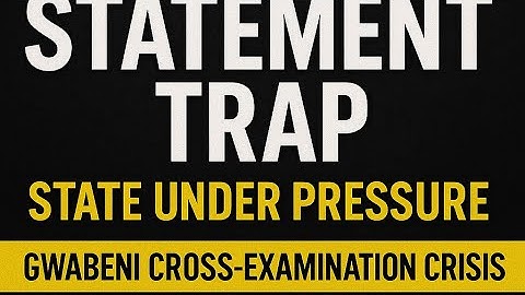 🔥 STATE IN TROUBLE: The “Gwabeni Statement” Could Backfire BADLY!SENZO MEYIWA MURDER TRIAL