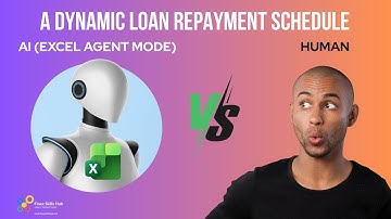 Loan Repayment Schedule: Human vs. AI in Excel Agent Mode (Full Tutorial)