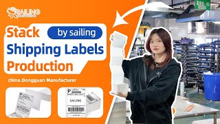 How We Produce High-Quality Stack Shipping Labels | Sailing Paper Factory