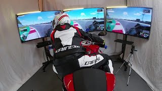 Trailer Homemade Xbox Racing Simulator MotoGP - Ducati Panigale #StayAtHome #esports screenshot 3