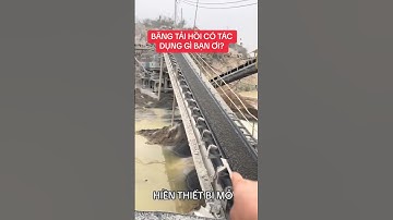 Băng tải hồi máy nghiền cát nhân tạo.