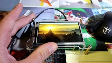 Smraza Raspberry Pi 4 Touchscreen IPS LCD Display Unboxing and Overview