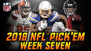2018 Week 7 NFL Predictions | NFLRT Pick'em Challenge