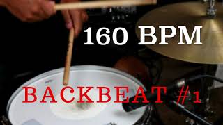 Backbeat Drum Groove #1 - 160 BPM