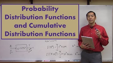 Probability Distribution Functions and Cumulative Distribution Functions