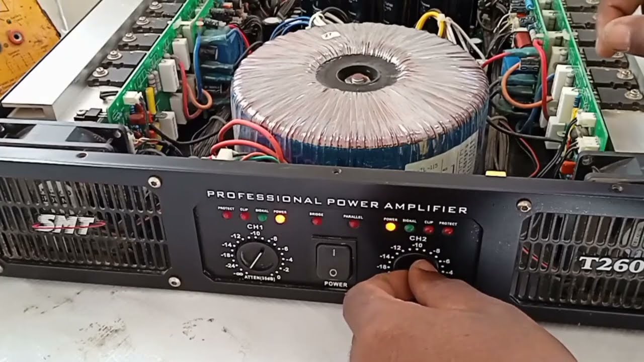 Repara tu propio amplificador de audio profesional, con fallas de protección.