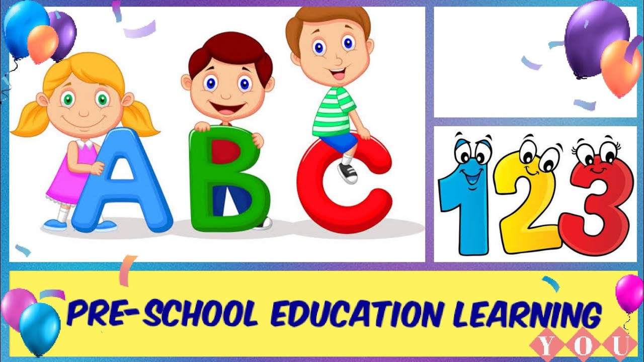 ABC and 123 for kids | preschool Education #123 #abcd #kids - YouTube