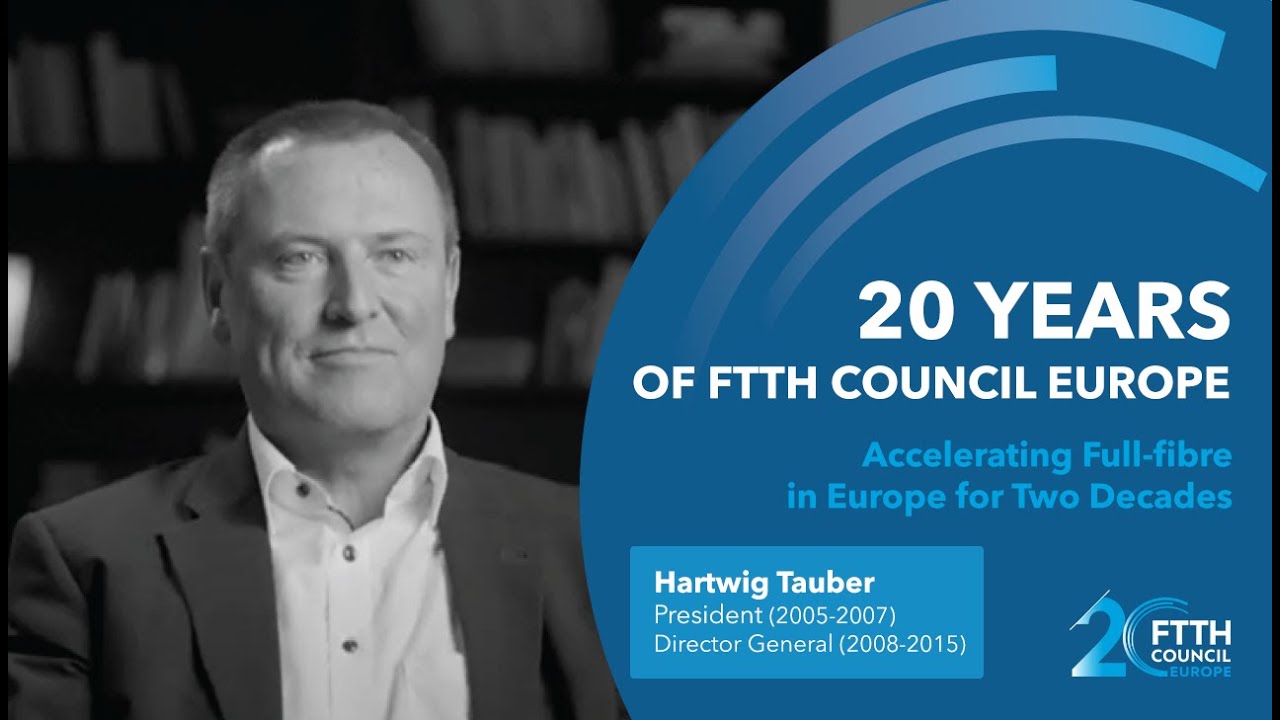 20-Year Anniversary of the FTTH Council Europe - Hartwig Tauber