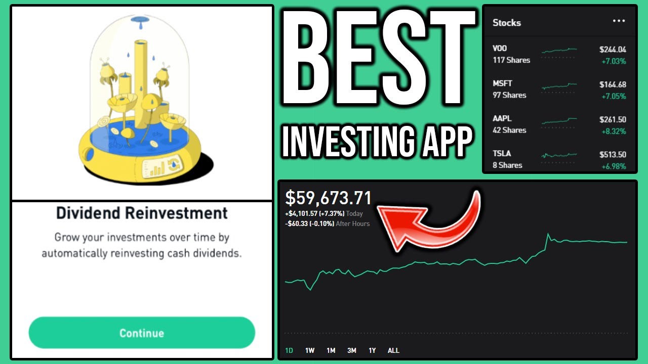 Why Robinhood is the BEST Investment App Robinhood Investing UI
