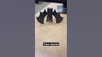 From #tinkercad #tutorial #3ddesigns #3dmodels #3dprinting #bat #halloween