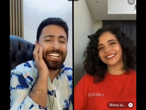 حسام اللباد مع ماسة جمال رفي بجناحك رفي