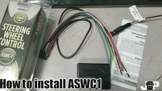How to install steering wheel controlsaswc1