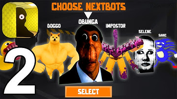 Nextbots Obunga Chase Rooms - Gameplay Walkthrough Part 2 Blue King,Void,Padgy,Shakky,Selene,Ducky