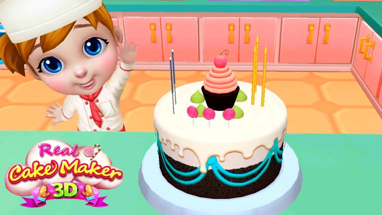 → Real Cake Maker 3D - Best Cooking Game For Kids (Android ...