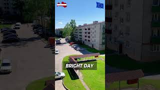 Latvia Ii Aizkraukle Village Ii Europe Ii Bright Day Ii Beautiful Europe Ii 4K Uhd
