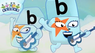 spot alphablock b challenge learn to read compilation officialalphablocks