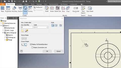How to create 2D drawing from 3D in Inventor